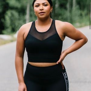 Zyia Black Star Mesh bra